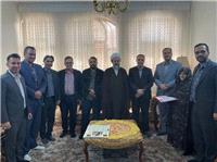 ديدار نوروزي فرماندار و ساير مسئولان قرچک با خانواده شهيد «موسي سفيديان»