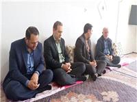 ديدار محمد نوبخت فرماندار شهرستان نقده با خانواده گرانقدر شهيد