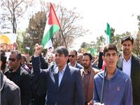 مردم کرمان، پرچمدار حمايت از فلسطين هستند