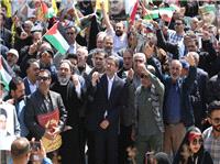 راهپيمايي باشکوه روز قدس در شهرقدس برگزار شد
