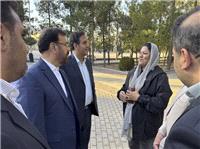 بازديد استاندار فارس از محل اسکان مسافران نوروزي در باغ جنت