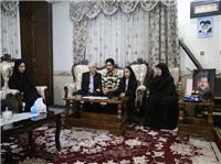 ديدار استاندار با خانواده خادم فداکار زائران اربعين حسيني