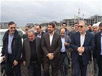 بازديد استاندار همدان از پروژه شهرک پرواز (نهضت ملي مسکن)