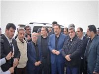 حضور وزير صنعت، معدن و تجارت باتفاق استاندار سمنان در محل معدن مهماندويه