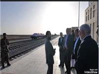 بازديد  استاندار خراسان جنوبي از ايستگاه راه آهن روزنک