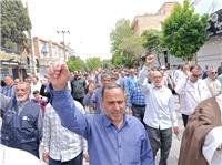 راهپيمايي جمعه خشم در استهبان برگزار شد