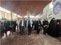 بازديد سرپرست اداره کل روابط عمومي استانداري از موزه راه آهن مشهد
