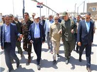 بازديد معاون امنيتي وزير کشور و استاندار خوزستان از مرز شيب عراق
