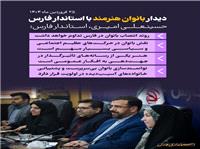 ديدار استاندار فارس با بانوان هنرمند