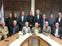 حضور پيشکسوتان و رئيس فدراسيون بوکس در صندوق حمايت از قهرمانان و پيشکسوتان ورزش