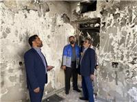 بازديد مقامات کشوري از محل تخريب خط انتقال آب يزد