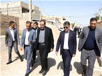 بازديد ميداني مديرکل امور شهري استانداري از نقاط بحراني هويزه