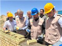 آغاز نهضت ملي توسعه عدالت آموزشي در فارس با خشت‌گذاري يک مدرسه در شهر صدرا