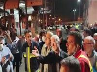 حضور ميداني وزير کشور و استاندار هرمزگان تا آخرين لحظه خاموشي حريق