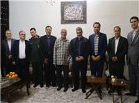 ديدار استاندار سمنان با خانواده معزز جانباز 70 درصد يعقوب علي کنده چي