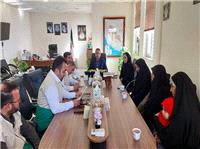 ديدار خادمياران رضوي شهرستان اقليد با فرماندار شهرستان