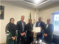 ديدار معاون استاندار يزد با رئيس فدراسيون تيراندازي با کمان در تهران