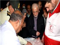 ببينيد|فرماندهي عمليات ملي پاسخ به حريق در يکي از اسکله‌هاي بندر شهيد رجايي