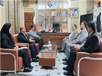 ديدار مدير شعب پست بانک استان لرستان با فرماندار شهرستان کوهدشت