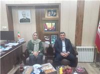 ديدار مربي تيم ملي وزنه‌برداري زنان کشور با فرماندار دورود
