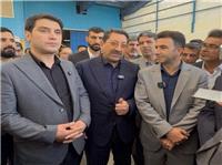 بازديد وزير صمت از کارخانه لاستيک بارز کردستان