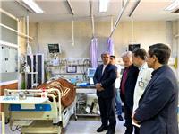 بازديداستاندار از روند تشخيص مرگ مغزي و اهداي عضو در بيمارستان منتصريه مشهد