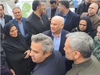 بازديد استاندار، فرماندار و سرپرست مديريت جهاد کشاورزي از ايستگاه نوروزي شهيد ناصر بهداشت در قائم شهر