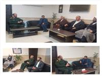 ديدار سرپرست مديريت جهاد کشاورزي بابل با فرمانده سپاه ناحيه بابل با محوريت بررسي وضعيت کشاورزي شهرستان