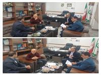 ديدارسرپرست مديريت جهاد کشاورزي بابل با مديرعامل شرکت خدمات حمايتي استان مازندران درباره تأمين کود کشاورزي