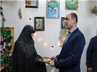 ديدار استاندار گيلان با خانواده شهيد عشوري