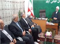 ديدارسرپرست اداره کل غله مازندران با امام جمعه شهرستان عباس‌آباد؛ بررسي وضعيت آرد و نان و طرح احداث انبار استراتژيک کالاهاي اساسي درغرب استان