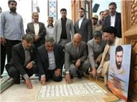 استاندار کرمانشاه به مقام شامخ شهداي شهرستان سرپل ذهاب اداي احترام کرد