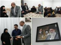 ادا احترام استاندار کرمانشاه به مقام شهيد معلم و شهداي بسيجي سرپل ذهاب