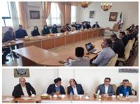 بازديد هيات رييسه دانشگاه مازندران از دانشکده ميراث فرهنگي، صنايع دستي و گردشگري