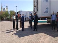 آغاز به کار بيمارستان صحرايي يکصد تختخوابي بنياد برکت در شهرستان ميان جلگه