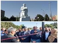 رونمايي از تنديس زنده ياد استاد حسن نظريان در نيشابور