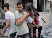 شهادت 15 فلسطینی در بمباران مدرسه دخترانه درغزه