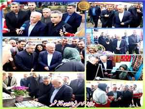 بازديد استاندار مازندران از ايستگاه نوروزي شهيد ناصر بهداشت در قائم‌شهر