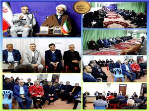 ديدار نوروزي سرپرست فرمانداري قائم‌شهر با نمايندگان مجلس خبرگان و شوراي اسلامي