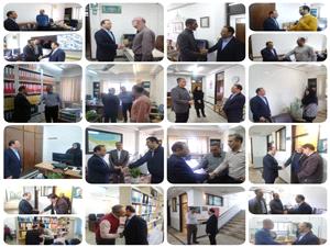 ديدار سرزده مدير کل شيلات استان مازندران در محل کار همکاران در ايام نوروز