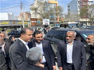 بازديد مديران ارشد استاني از نحوه توزيع مرغ تنظيم بازار در ساري