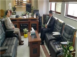 ديدارونشست صميمي مدير کل شيلات استان مازندران  درايام نوروزبا فرماندار شهرستان بابلسر