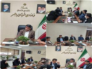 ديدار فرماندار بابلسر با کارکنان معاونت برنامه‌ريزي و عمراني فرمانداري در آغاز سال جديد