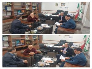 ديدارسرپرست مديريت جهاد کشاورزي بابل با مديرعامل شرکت خدمات حمايتي استان مازندران درباره تأمين کود کشاورزي