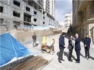 تامين ايمن و سهولت دسترسي شهروندان با احداث ديوار حائل و مسير مواصلاتي الوند