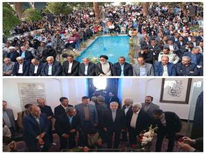 آرامگاه عطار نيشابوري گلباران شد