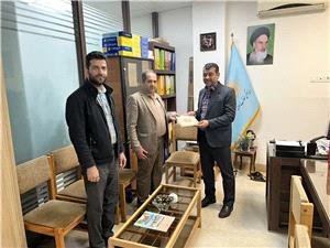 رئيس کميته امداد حضرت امام خميني(ره) بهشهر با مهندس حق پناه مدير بنيادمسکن شهرستان ديدار کردند