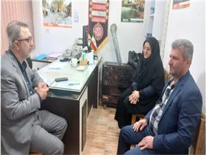 ديدار رئيس اداره فرهنگ وارشاد اسلامي با رئيس اداره ثبت اسناد و املاک شهرستان سواد کوه شمالي