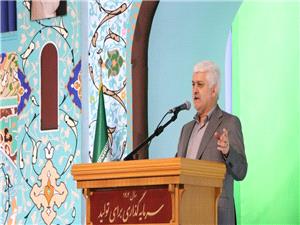سخنراني مديرکل بنياد مسکن قبل از خطبه هاي نمازجمعه ساري
