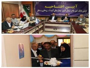 نخستين بانک شير مادر در شمال کشور در بيمارستان آيت‌الله روحاني بابل افتتاح شد